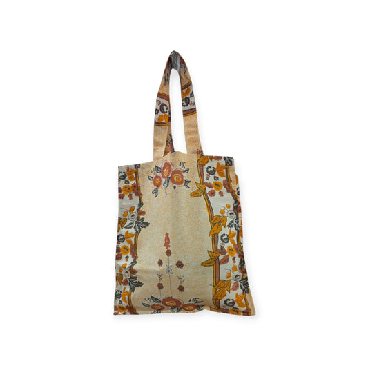 Unique cotton tote bag by Rivatex - floral design - made in Kenya