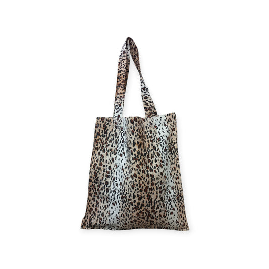 100% cotton leopard print tote bag by rivatex - made in Kenya