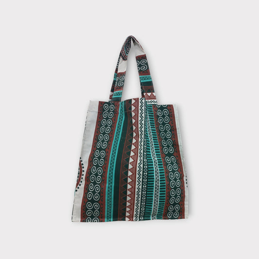 Geometric Print Tote Bag - Ethically Made in Kenya