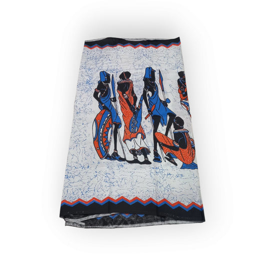 Rivatex Kenyan Cotton Leso Pair - Maasai Warrior Inspired Design